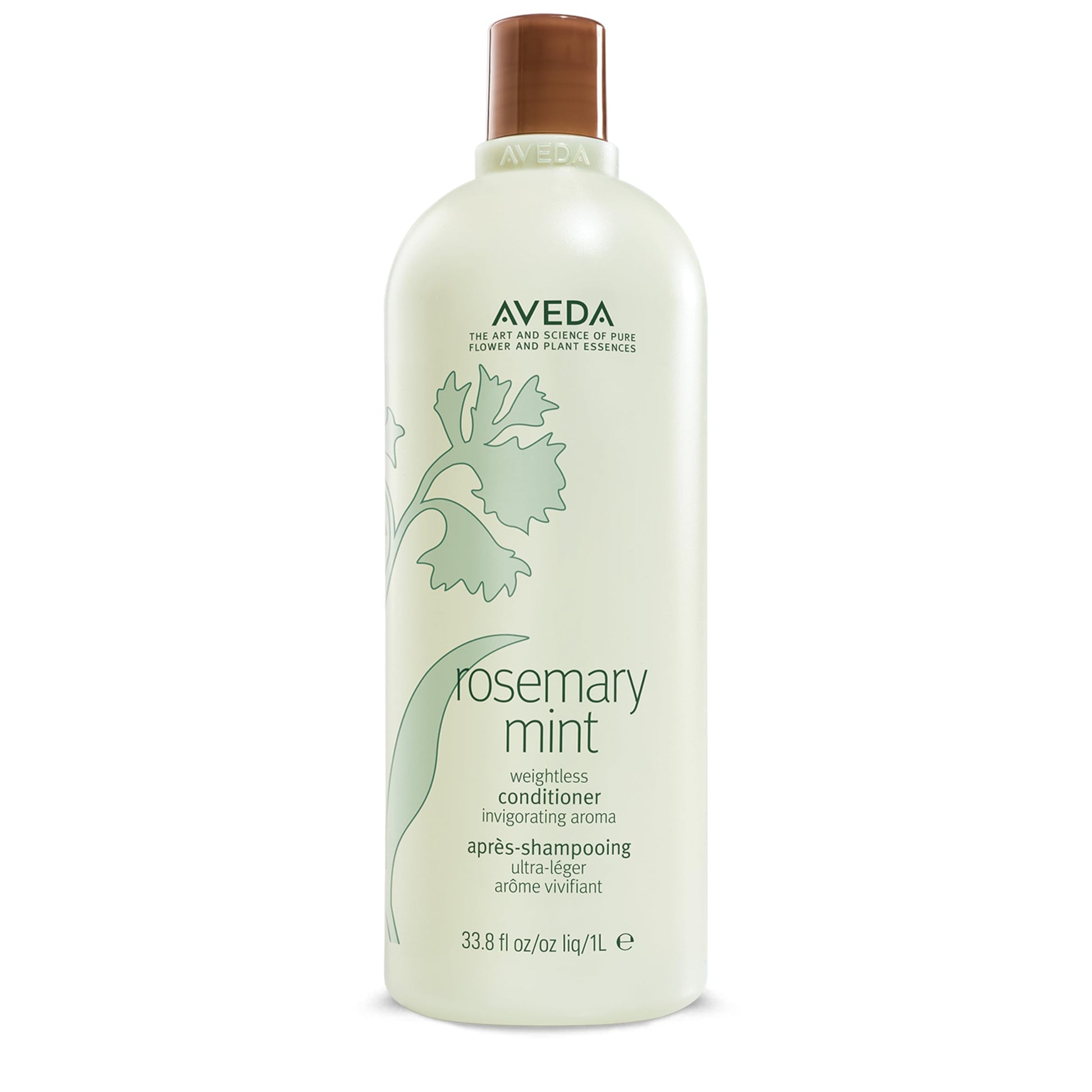 Aveda Rosemary Mint Weightless Conditioner | Lightweight Daily Conditioner | Adds Body & Shine| for Normal to Oily Hair, Fine to Medium Hair Types | Colour Safe | 97% Naturally Derived*, 1000ml Aveda