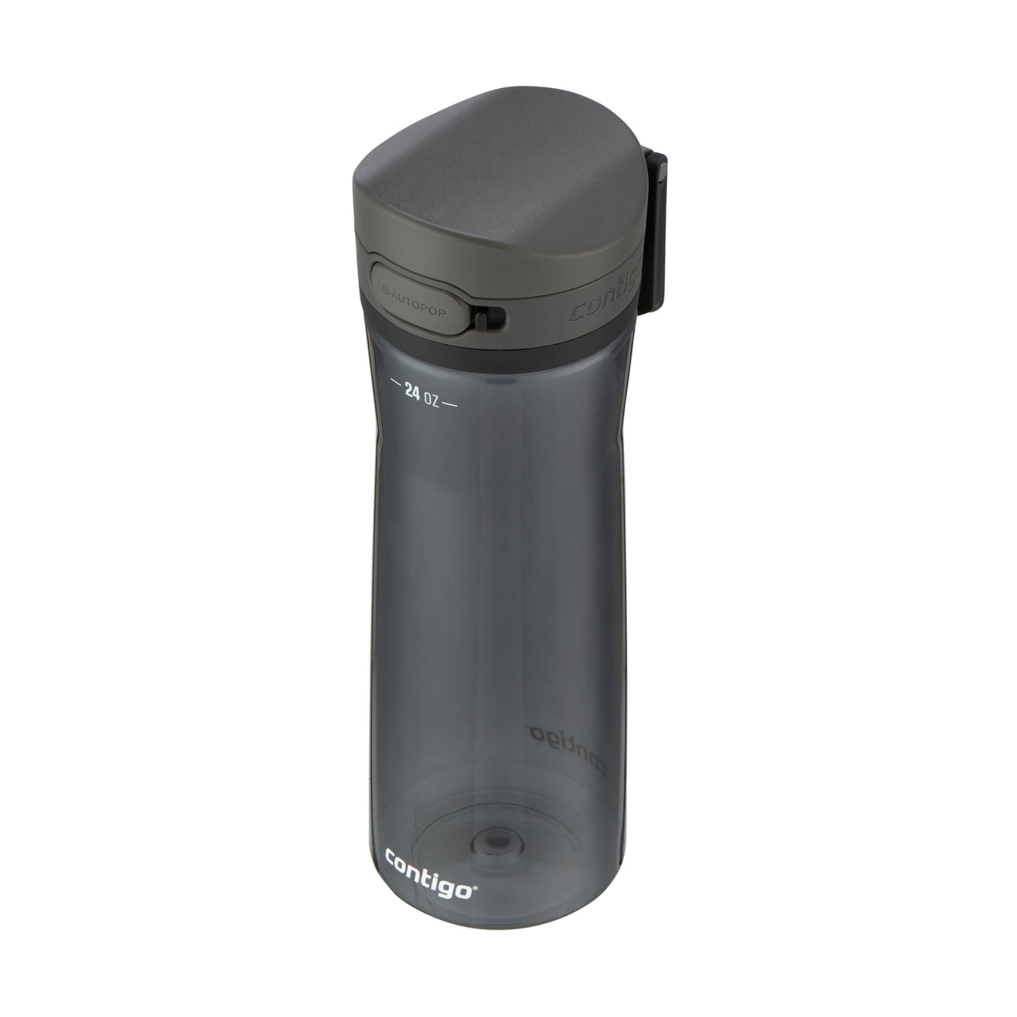 Contigo Jackson 2.0 Tritan Water Bottle with Leak-Proof AUTOPOP Locking Lid, BPA-Free Plastic, Dishwasher Safe, Licorice, 24 oz (709 mL)