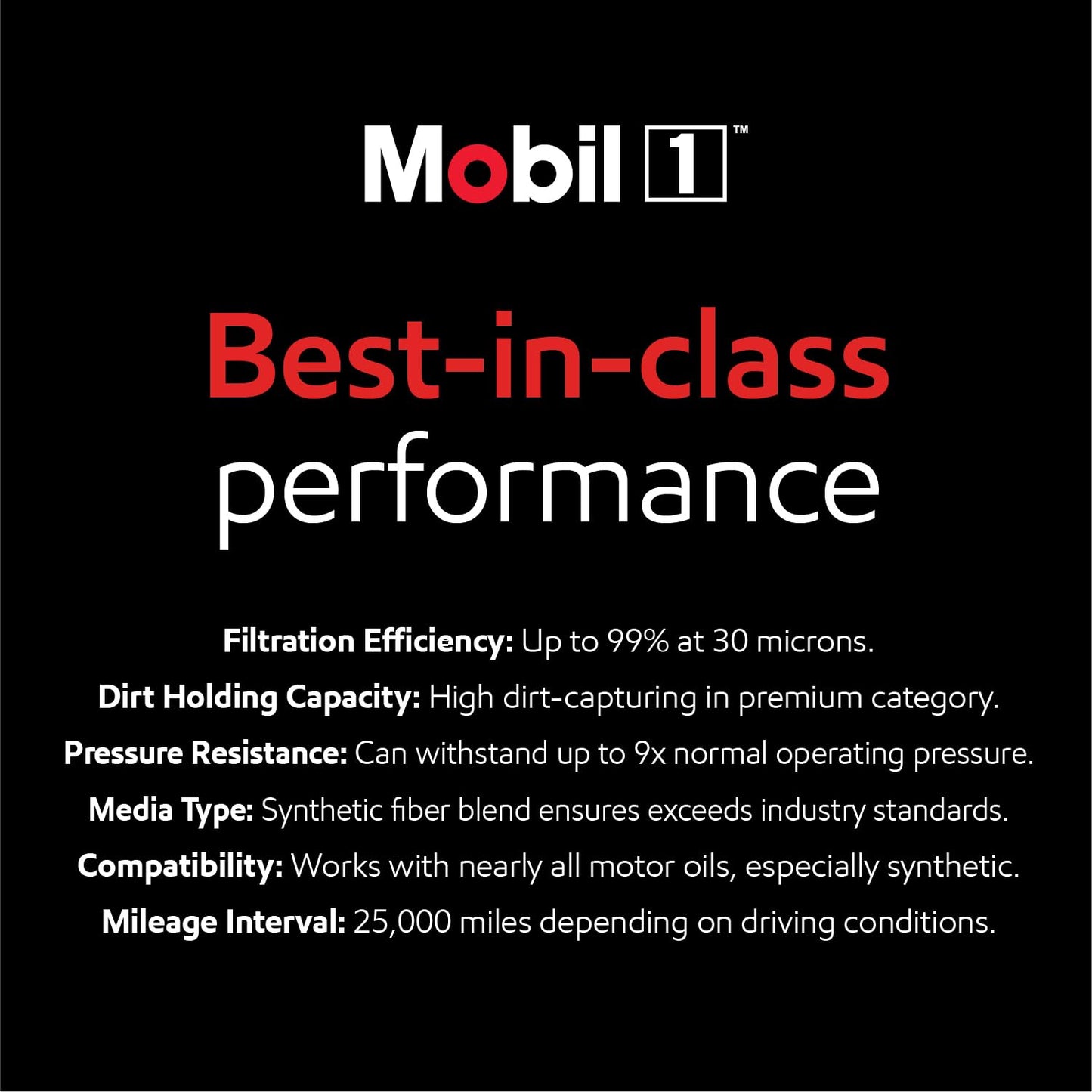Mobil 1 M1-212A Extended Performance Oil Filter Mobil