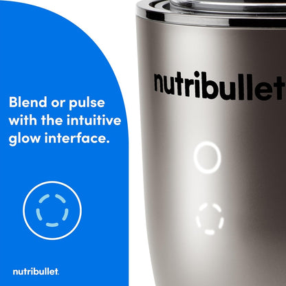 nutribullet Ultra 1200W Personal Blender for Smoothies Shakes & Protein - Quietest Single Serve Blender with Titanium Coated Blades, 3 BPA-Free Cups (32oz + 24oz), To-Go Lids, Dishwasher Safe NutriBullet