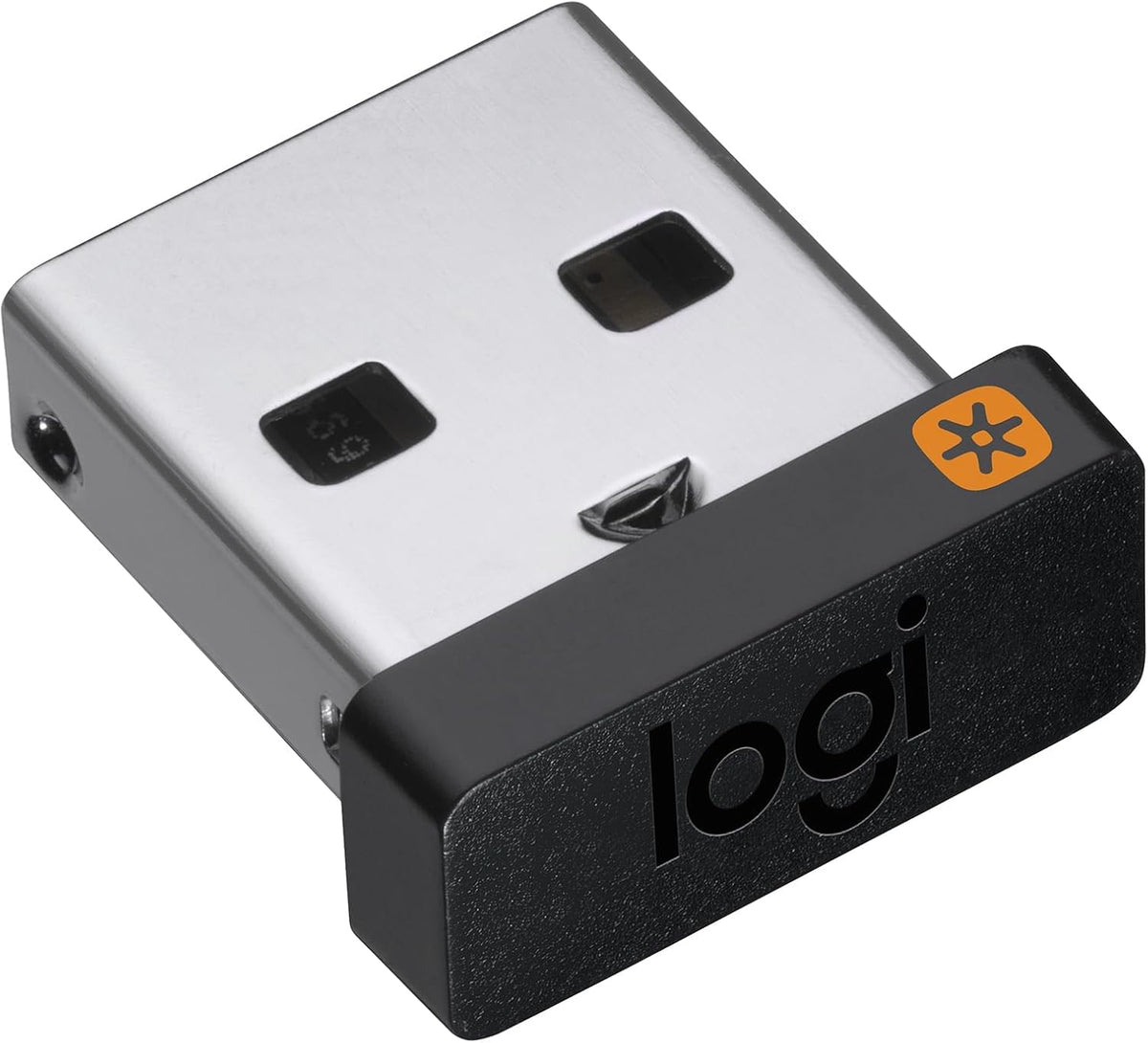 Logitech USB Unifying Receiver 2.4 GHz Wireless Technology - Black