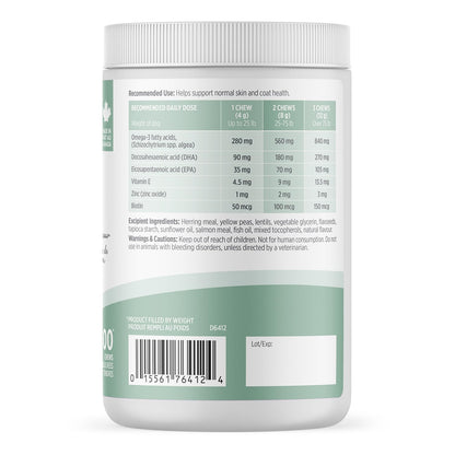 Nutrience Care® Skin & Coat Dog Supplement, 100 Soft Chews, 400 g