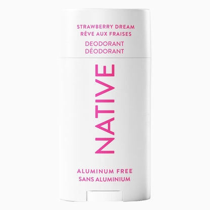 Native Aluminum-Free Deodorant, 72-Hour Protection, Strawberry Charm, 75 g