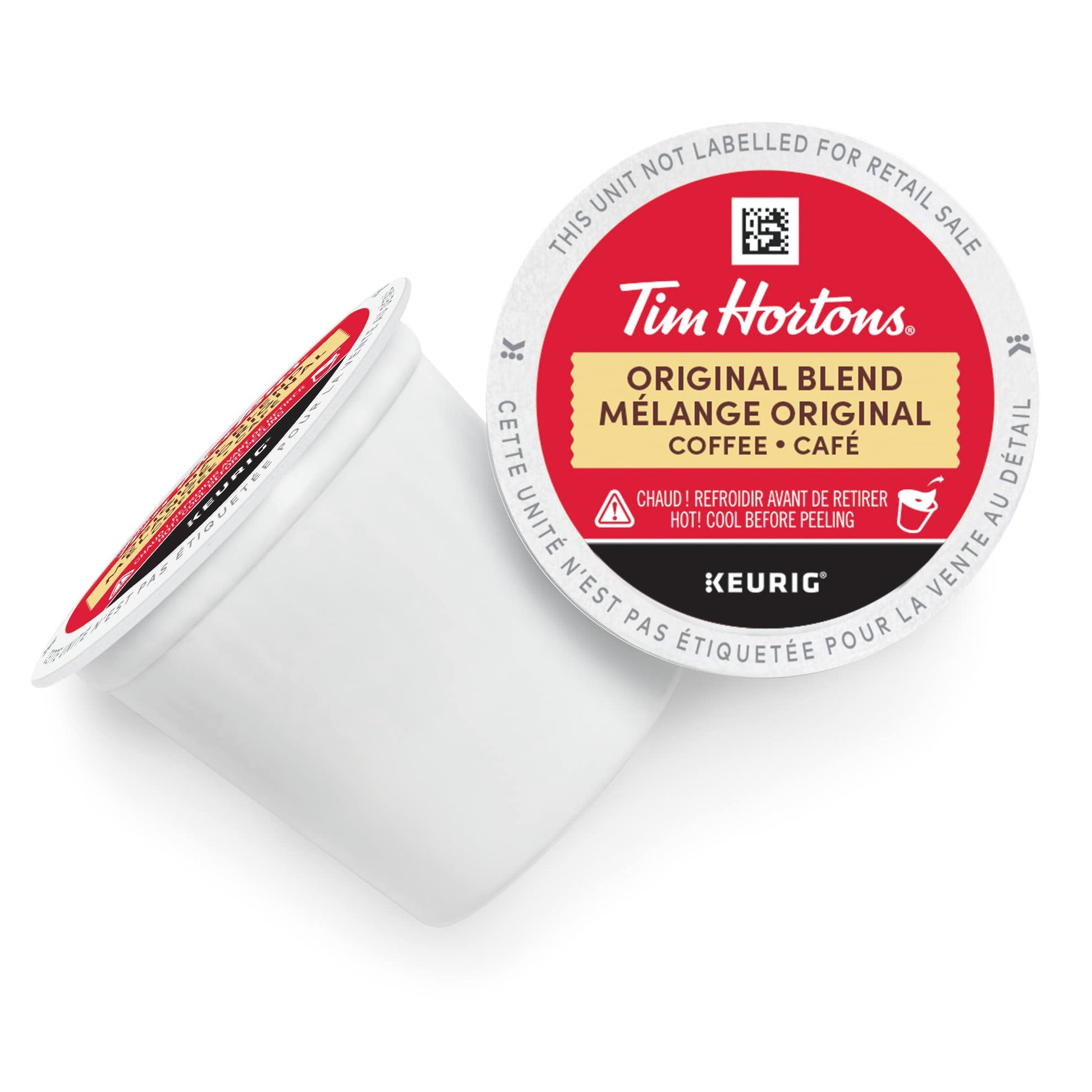 Tim Hortons Original Medium Roast Coffee K-Cup Pods – 48 Count for Keurig Brewers