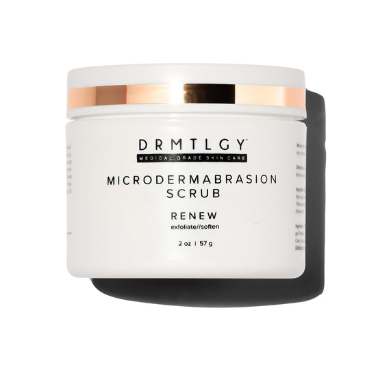 DRMTLGY Microdermabrasion Scrub – Gentle Facial Exfoliating Scrub to Smooth & Polish Skin – Face Exfoliator for Dull, Rough Texture – Pumice Exfoliant – 2 oz - Available at All In One Marketplace Canada