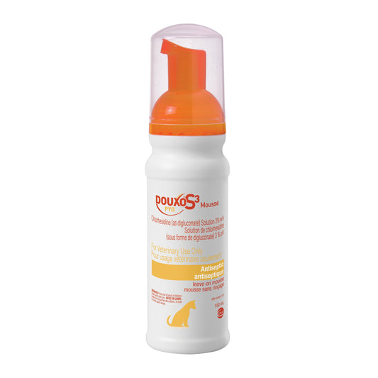 Douxo S3 Pyo Mousse, Contains 3% Chlorhexidine, for Dogs, 5.1 fl. oz. (150mL)