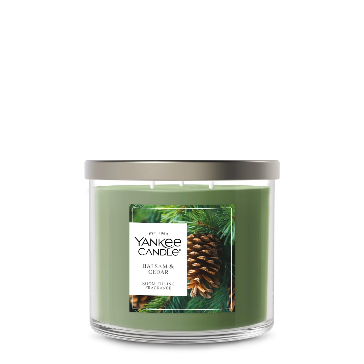 Yankee Candle 3 Wick Candle Jar, Scented Candle with up to 40 Hours of Burn Time, Premium Plant Wax Blend for Consistent Long Lasting Scent from First to Last Burn, Balsam & Cedar 🍁 All In One Marketplace Canada