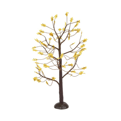 Department 56 Village Collection Accessories Halloween Harvest September Oak Tree Figurine Set, 11 Inch, Multicolor
