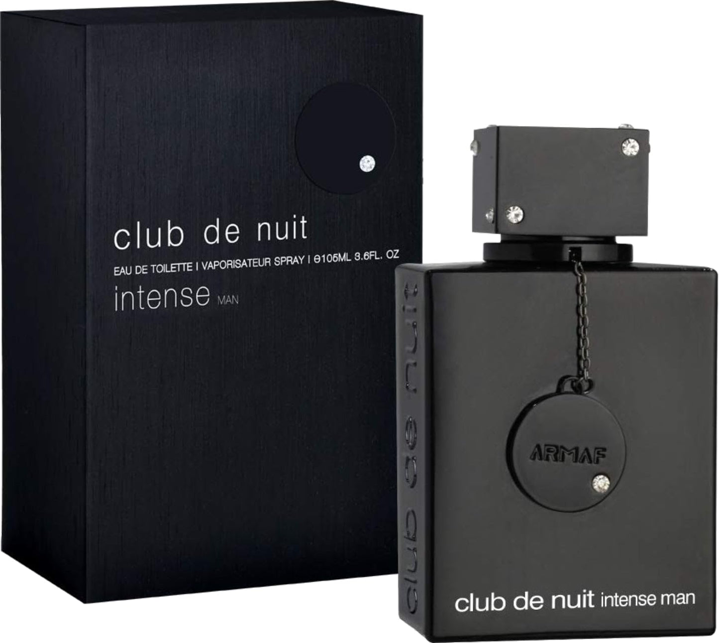 ARMAF S Club De Nuit Intense for Men Eau De Toilette Spray, 3.4 ounces, black, 106 ml / 3.6 oz (31470) - Available at All In One Marketplace Canada
