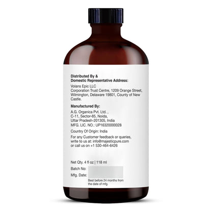 Majestic Pure Eucalyptus Essential Oil - Huge 118 ml - 100% Pure and Natural Oil for Soap Making Scent- Premium Grade with Glass Dropper