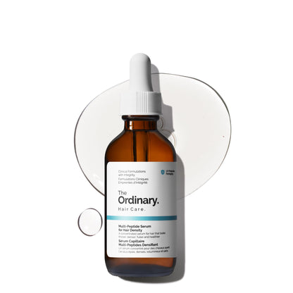 The Ordinary Multi-Peptide Serum for Hair Density, Peptide-Powered Formula for Thicker, Fuller Looking Hair, 60 ml