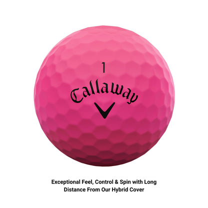 Callaway Golf Supersoft Golf Balls (2023, Pink)