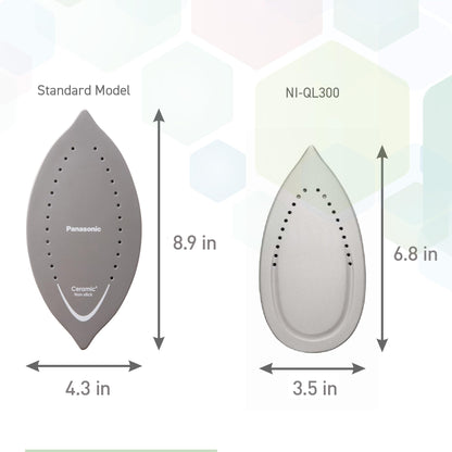 Panasonic NIQL300G Cordless Steam & Dry Iron with Ceramic Soleplate, Green