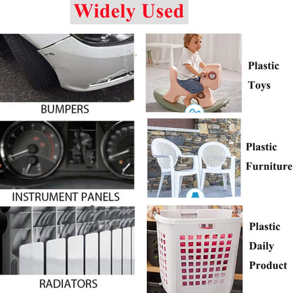 Upgraded 220W Plastic Welder, 2 in 1 Plastic Welding Repair Welder Kit 1000PCS Hot Stapler Soldering Gun with 100PCS Plastics Welding Rods Car Bumper Repair Kit for Most Plastics Repair - Available at All In One Marketplace Canada
