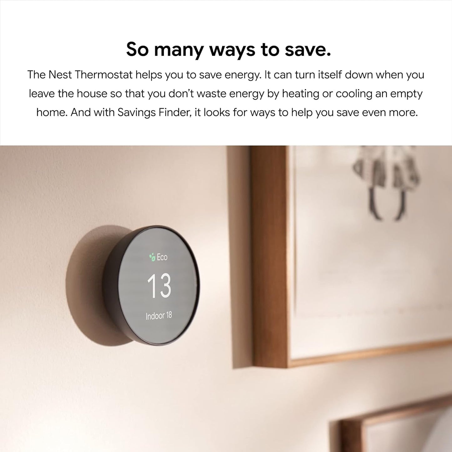 Google Nest Thermostat - Smart Thermostat for Home - Programmable WiFi Thermostat - Charcoal - Available at All In One Marketplace Canada