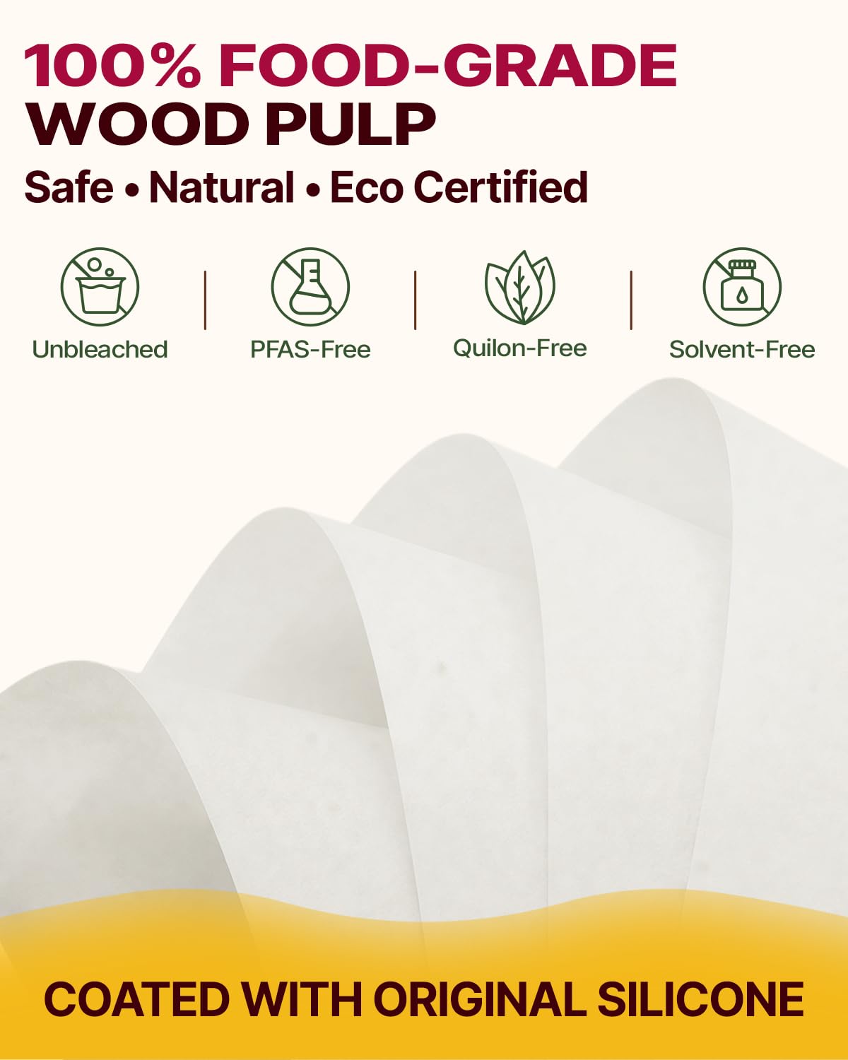 Katbite 8 Inch 200Pcs Parchment Paper Rounds Heavy Duty 45gsm (8 Sizes 4”-12") - Pizza & Cake Baking Sheets - Restaurant Quality Parchment Paper - White 🍁 All In One Marketplace Canada