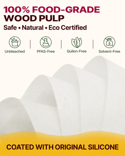 Katbite 12 Inch White Parchment Paper Rounds 200PCS, Non-Stick Heavy Duty 🍁 All In One Marketplace Canada