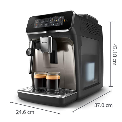 Philips 3300 Series Fully Automatic Espresso Machine with Milk Frother