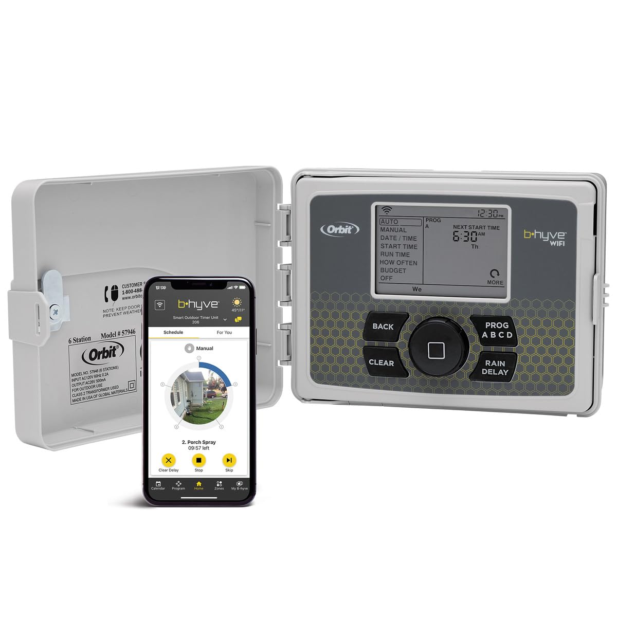 Orbit 6 Station WiFi Sprinkler System Controller Orbit