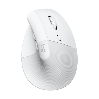 Logitech Lift Vertical Ergonomic Wireless Mouse - Off White