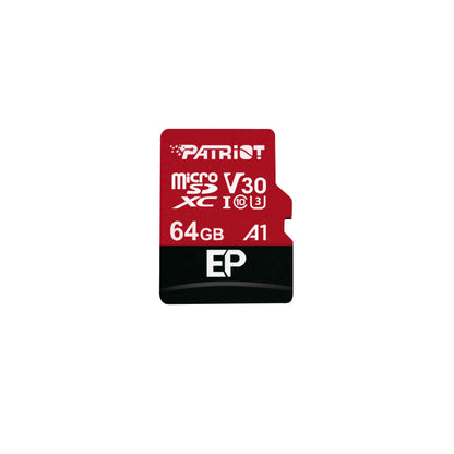 Patriot 64GB A1 / V30 Micro SD Card for Android Phones and Tablets, 4K Video Recording - PEF64GEP31MCX
