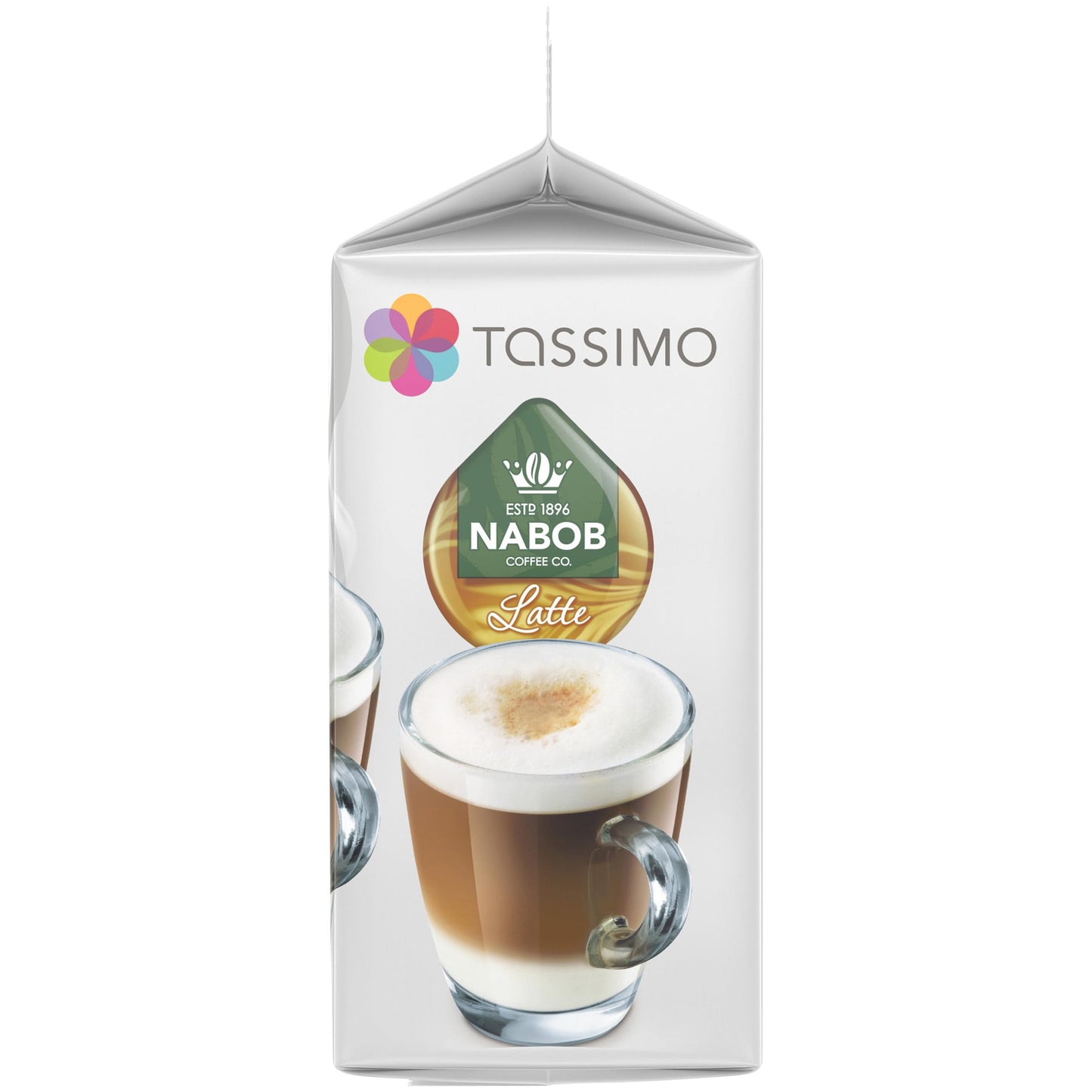 Nabob Latte Coffee Single Serve T-Discs by Tassimo, 8-Count Box