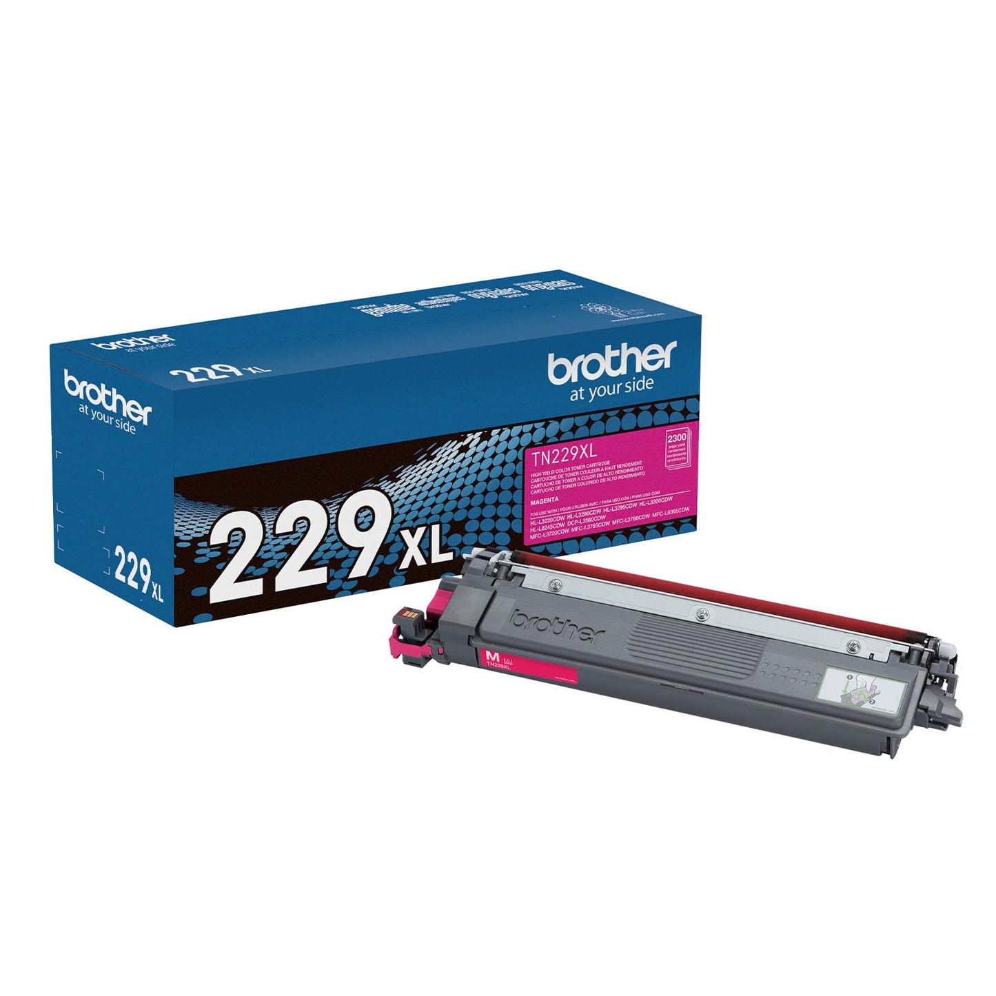 Brother Original TN229XLM High-Yield Magenta Toner Cartridge, Higher Yield for Value, Original Toner Replacement cartridges, Toner for Brother Laser Printers HL-L3220CDW, MFC-L3720CDW, and More 🍁 All In One Marketplace Canada