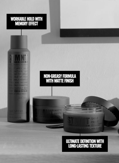 STMNT Grooming Goods Matte Paste, 3.38 oz | Strong Control | Non-Greasy Formula, 100 ml (Pack of 1) - Available at All In One Marketplace Canada