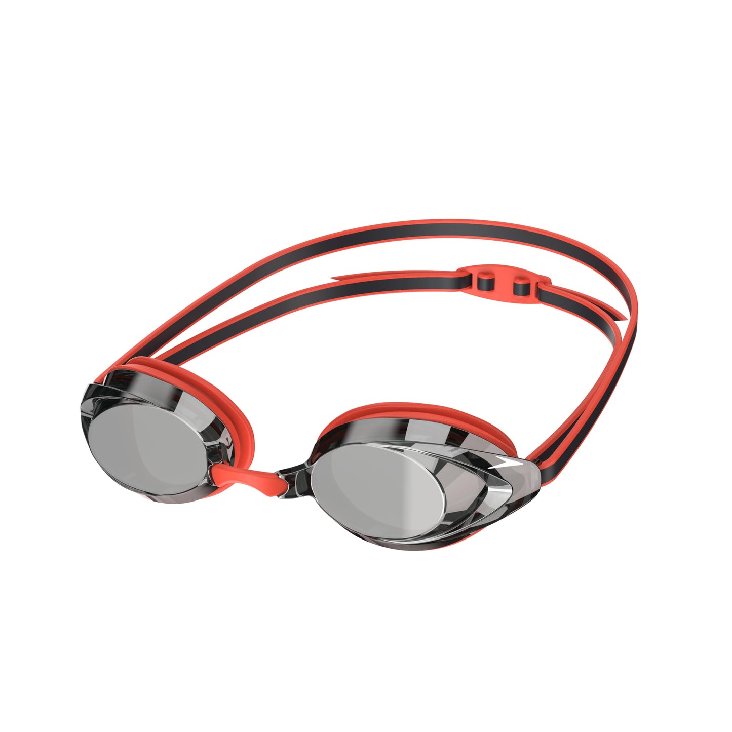 Speedo Unisex Adult Swim Goggles Mirrored Vanquisher 2.0 - Red, One Size Speedo