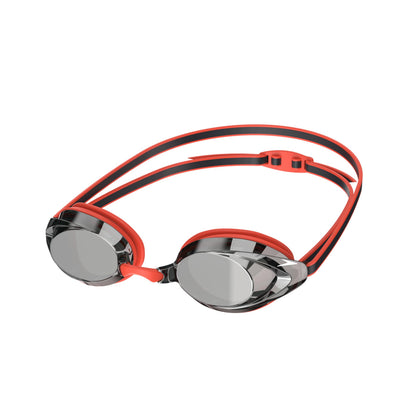 Speedo Unisex Adult Swim Goggles Mirrored Vanquisher 2.0 - Red, One Size Speedo