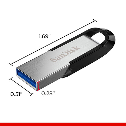SanDisk Ultra Flair USB 3.0 64GB Flash Drive High Performance up to 150MB/s (SDCZ73-064G-G46)