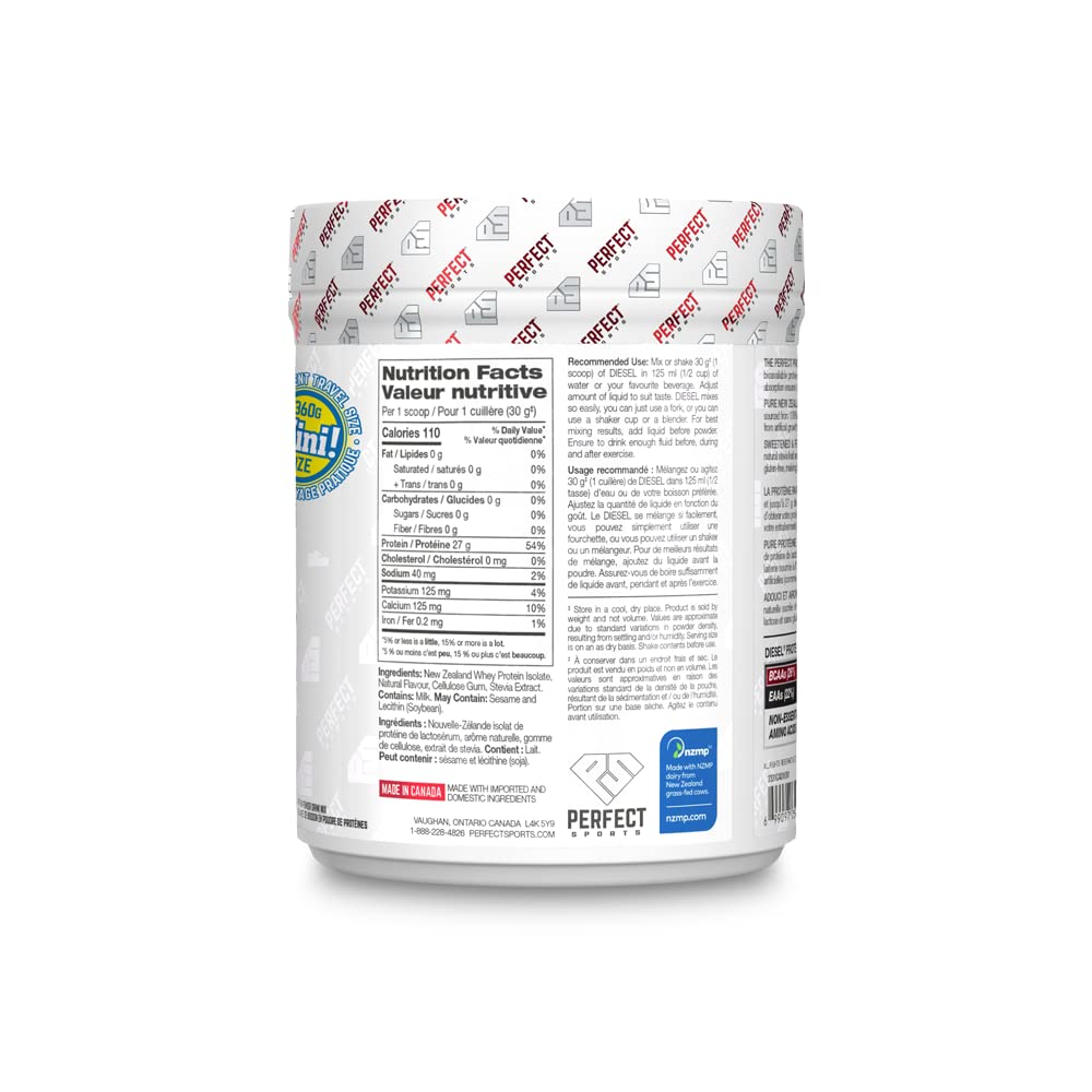 DIESEL New Zealand Whey Protein Isolate 360g – French Vanilla