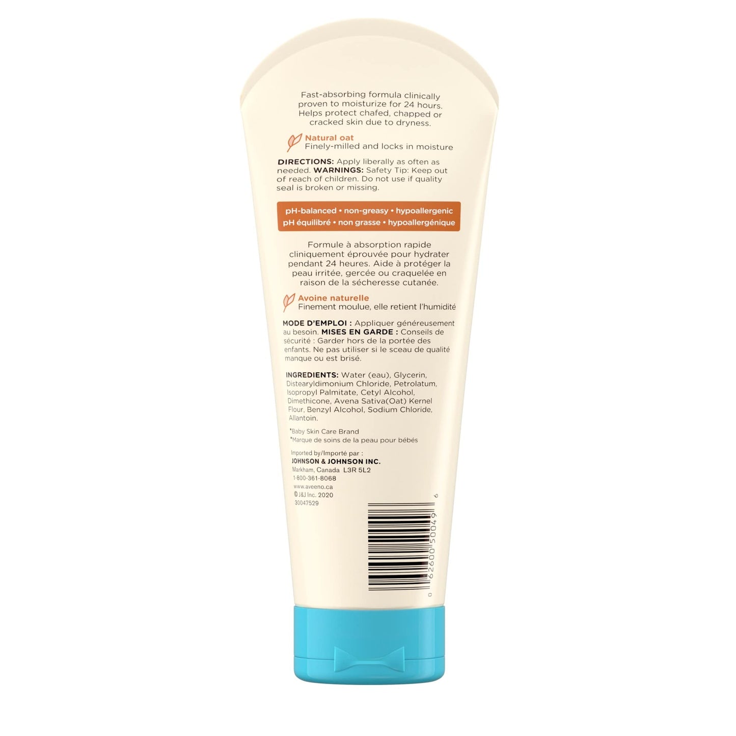 Aveeno Baby Gift Set With Baby Wash And Shampoo 236 mL, Baby Daily Moisturizing Lotion 227 mL and Penaten Diaper Rash Cream 113g Aveeno