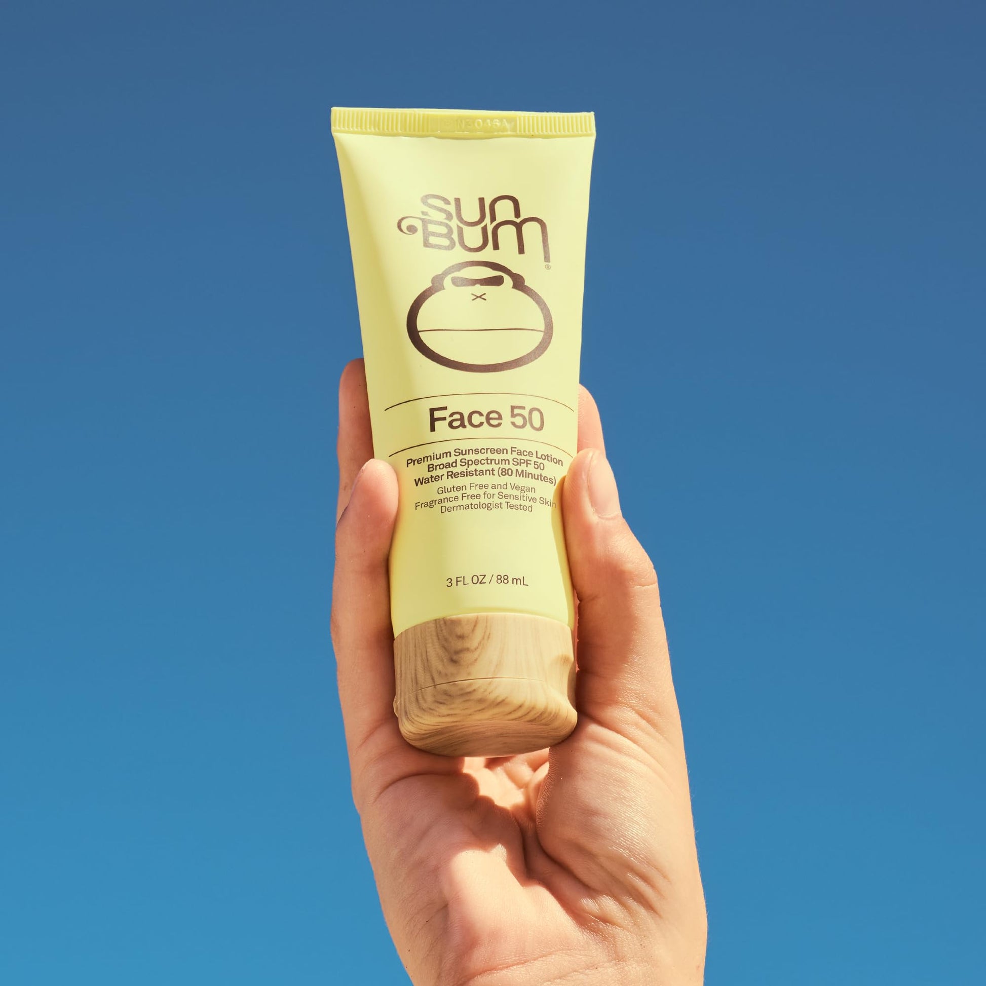 Sun Bum Original SPF 50 Sunscreen Face Lotion - Broad Spectrum Moisturizing UVA/UVB Protection with Vitamin E - Vegan & Hawaii Act 104 Compliant - 88ml - Available at All In One Marketplace Canada