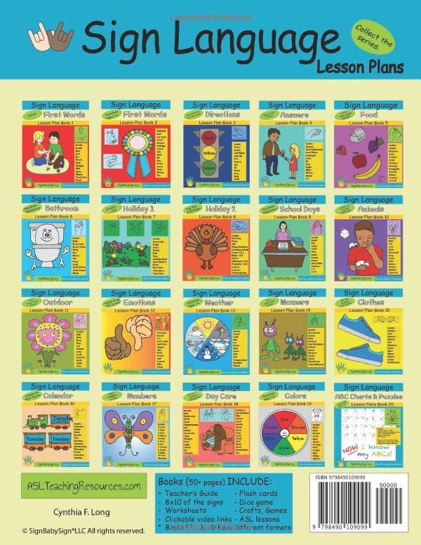 Halloween Sign Language: Coloring & Activity Book