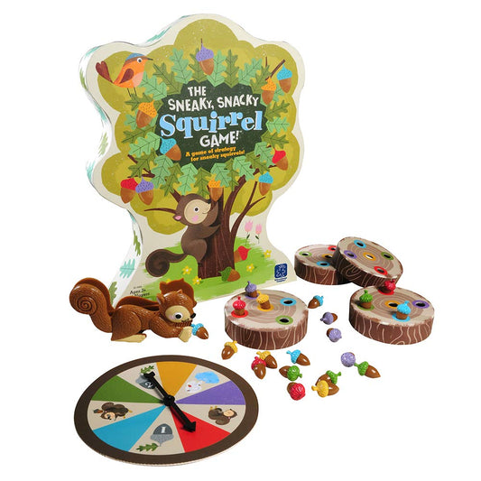 Educational Insights The Sneaky, Snacky Squirrel Game - Cute Preschool Board Games for Kids, Toddler Fine Motor Skills, Color Matching Kids Games and Fun Gifts for Girls & Boys Ages 3+ - Available at All In One Marketplace Canada