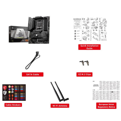 MSI MAG B650 Tomahawk WiFi Gaming Motherboard (AMD AM5, ATX, DDR5, PCIe 4.0, M.2, SATA 6Gb/s, USB 3.2 Gen 2, HDMI/DP, Wi-Fi 6E, AMD Ryzen 7000 Series Desktop Processors) MSI
