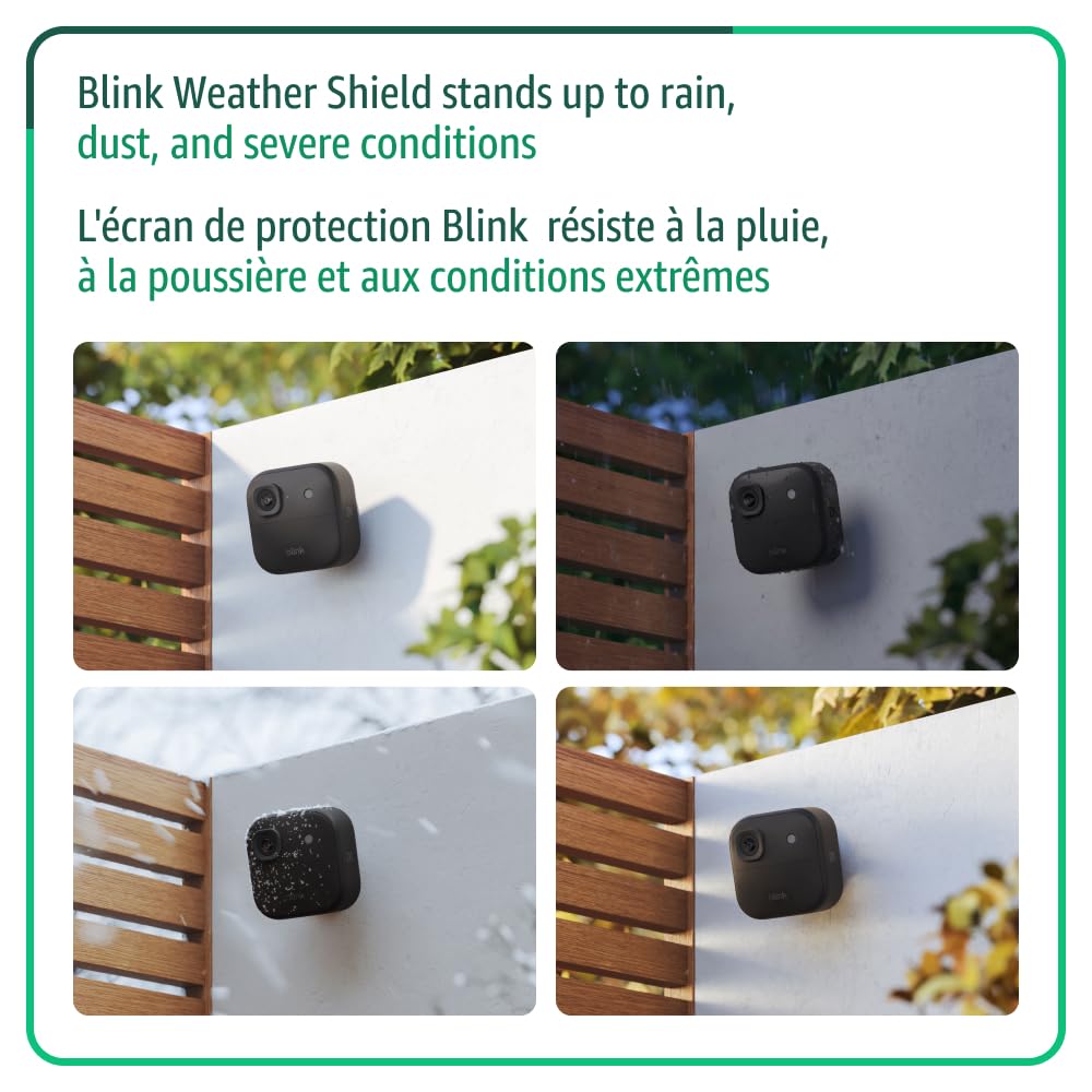 Blink Outdoor 2K+ (newest model) — Wireless smart security camera, 2K video resolution, enhanced audio, two-year battery. Sync Module Core included — 2 camera system (Black)
