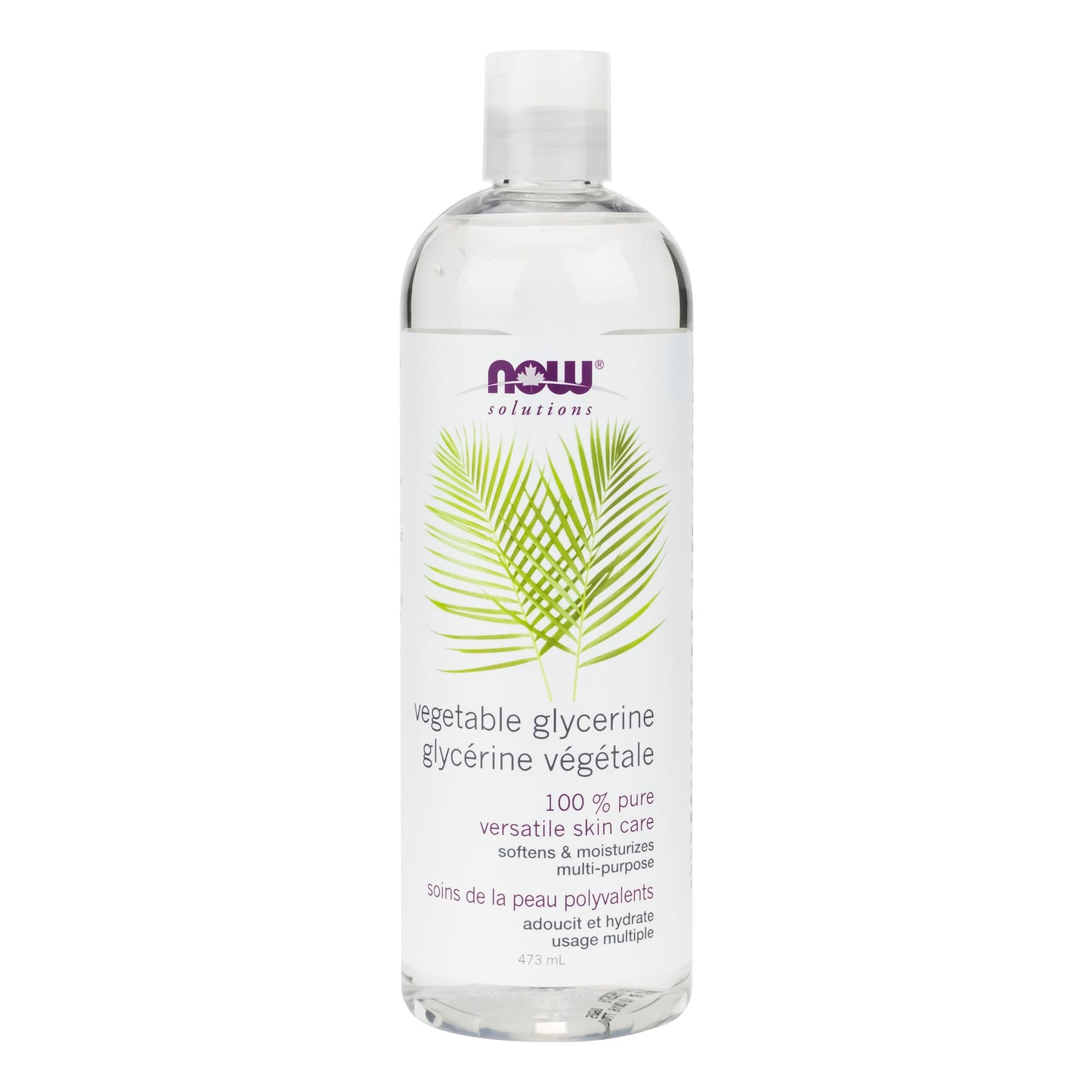NOW Solutions, Vegetable Glycerin, 100% Pure, Versatile Skin Care, Softening and Moisturizing, 473ml 🍁 All In One Marketplace Canada