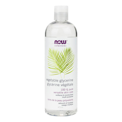 NOW Solutions, Vegetable Glycerin, 100% Pure, Versatile Skin Care, Softening and Moisturizing, 473ml 🍁 All In One Marketplace Canada