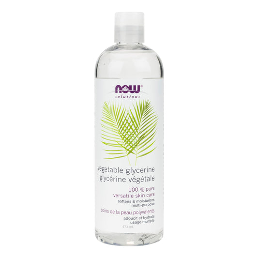 NOW Solutions, Vegetable Glycerin, 100% Pure, Versatile Skin Care, Softening and Moisturizing, 473ml 🍁 All In One Marketplace Canada NOW