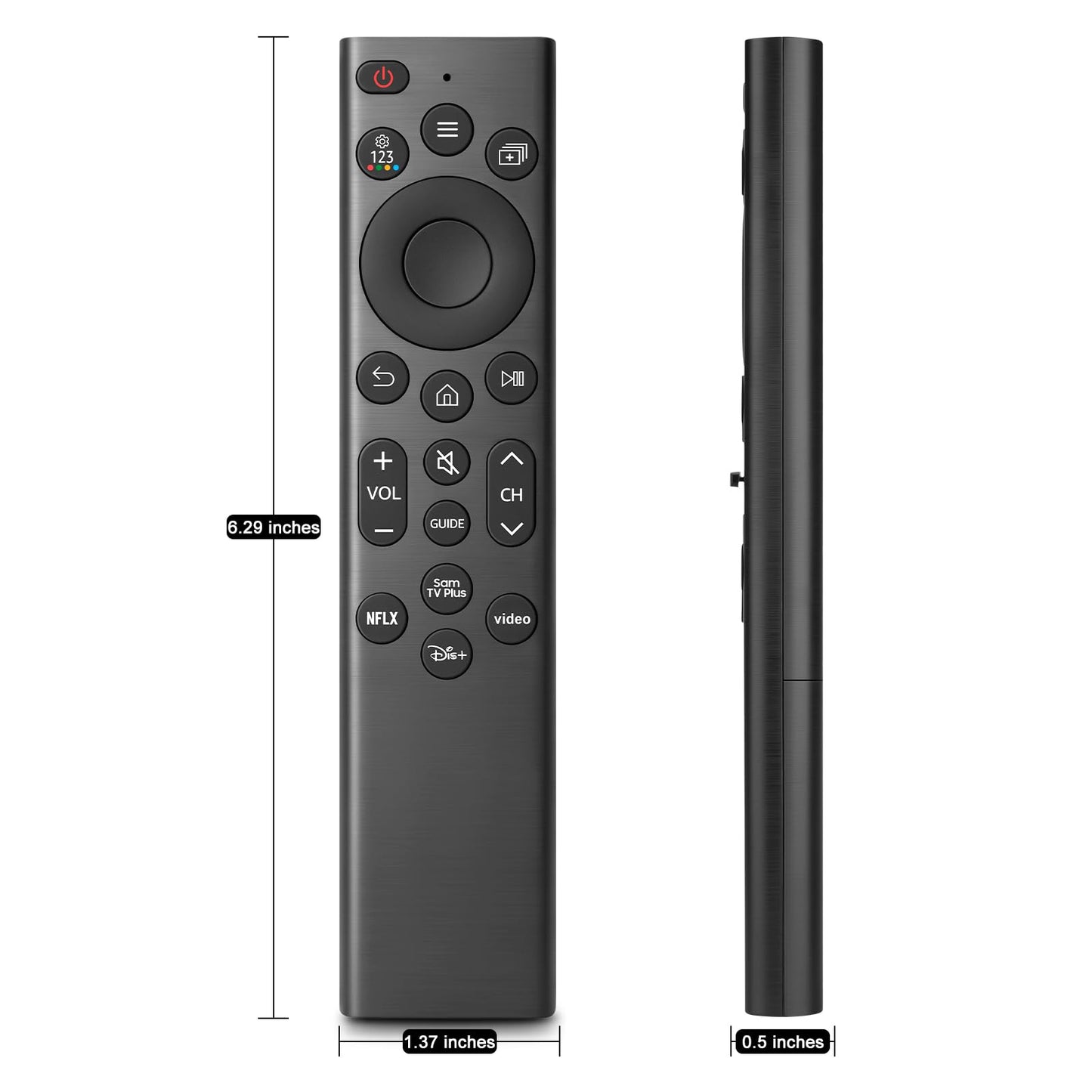 (Pack of 2) Universal Remote Control for Samsung TV Remotes Control Replacement Solar Series 8 LED LCD QLED Frame 4K 8K UHD HDTV Curved Monitor Smart