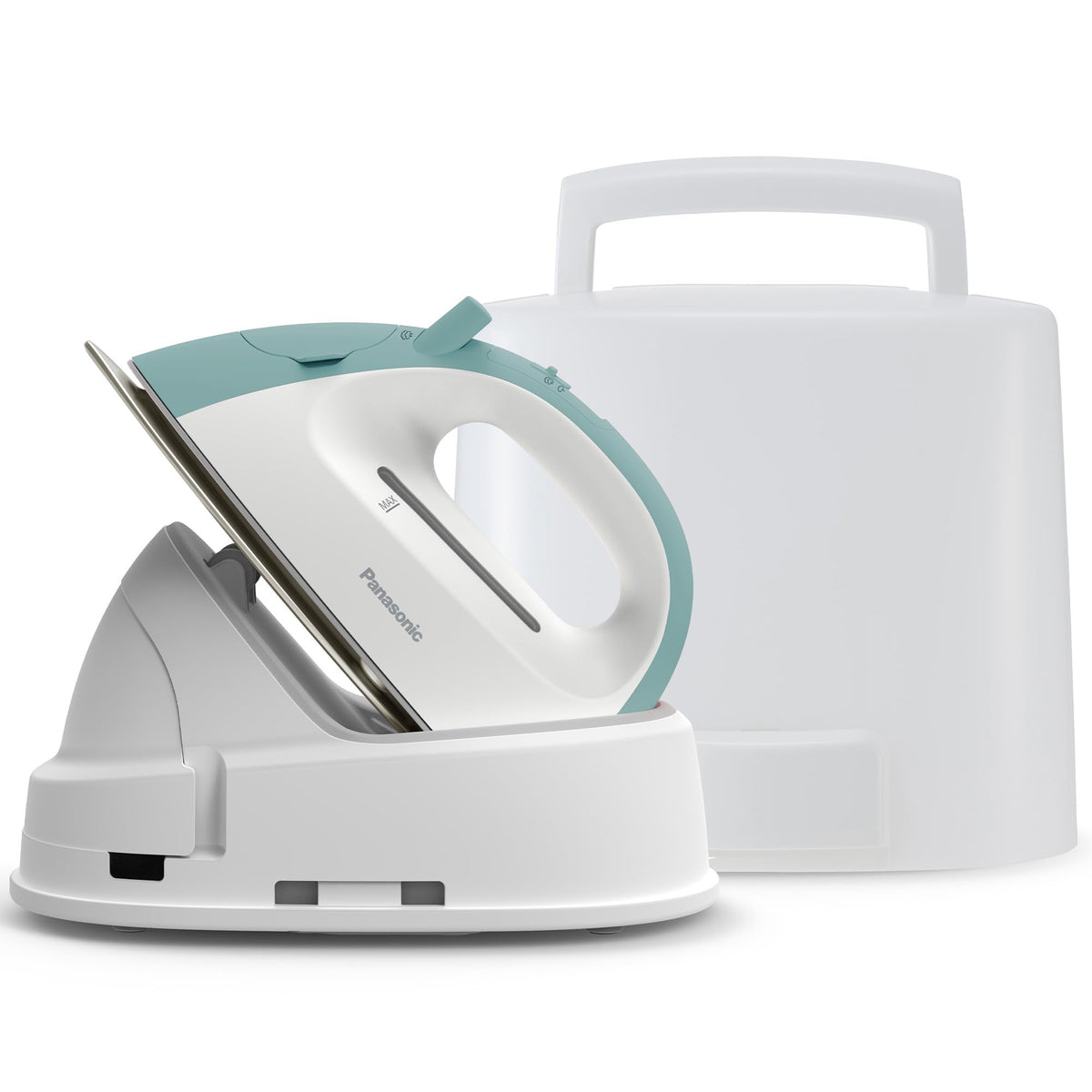 Panasonic NIQL300G Cordless Steam & Dry Iron with Ceramic Soleplate, Green