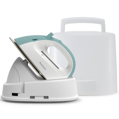 Panasonic NIQL300G Cordless Steam & Dry Iron with Ceramic Soleplate, Green