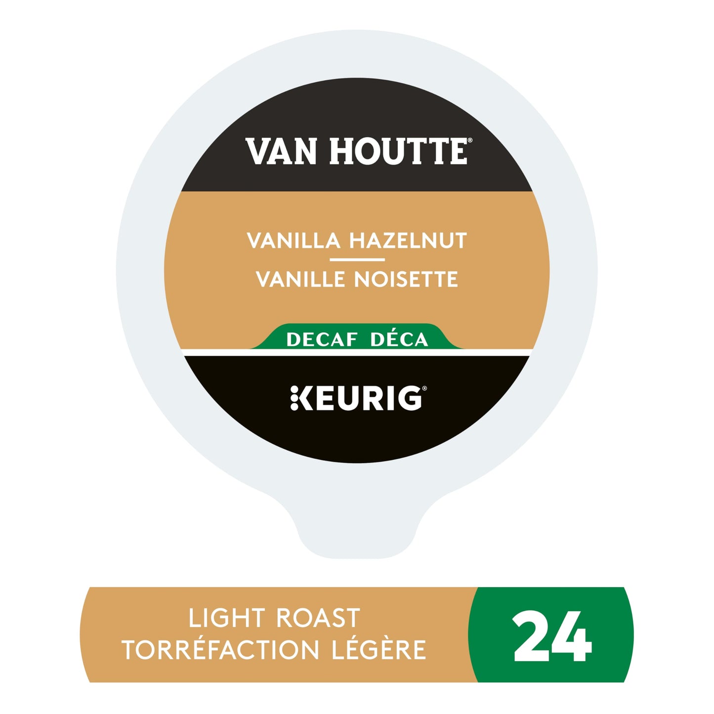 Van Houtte Vanilla Hazelnut Decaf K-Cup Coffee Pods, 24 Count For Keurig Coffee Makers