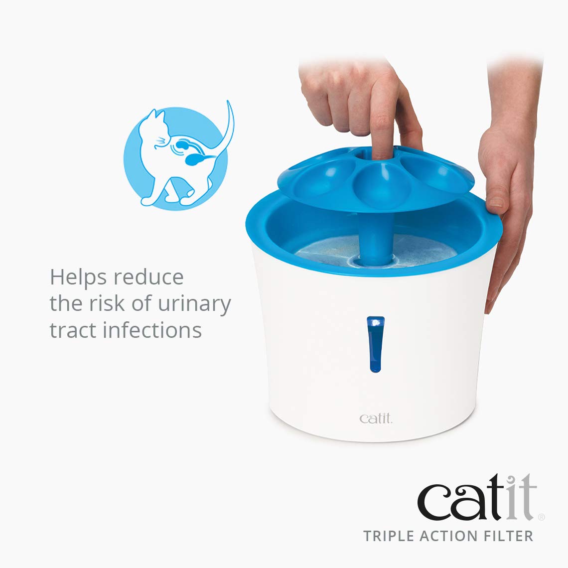 Catit Triple Action Fountain Filter - 12 Pack Catit