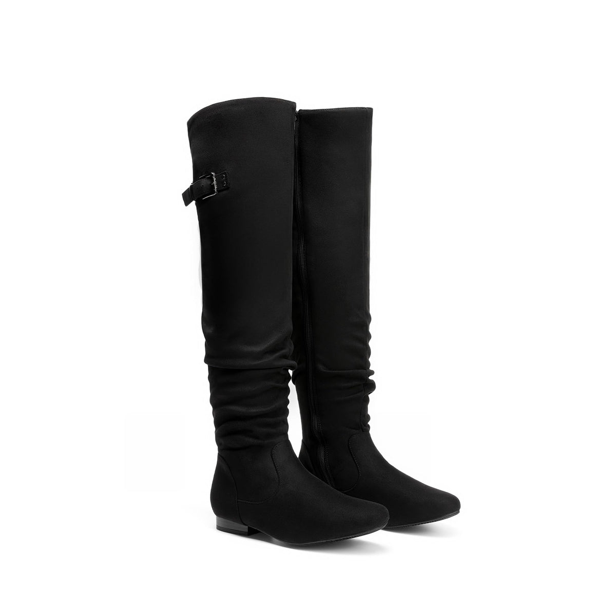 DREAM PAIRS Women's Over the Knee Thigh High Riding Boots,Black,8 🍁 All In One Marketplace Canada