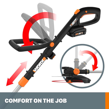 WORX WG170.2 20V Power Share GT Revolution 12" Cordless String Trimmer (Battery & Charger Included) Worx
