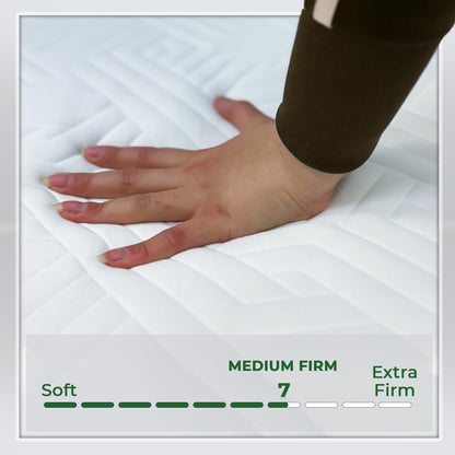 ViscoLogic Made in Canada 6 Inch Twin Mattress, Cool Gel Infused Foam, Medium Firm Support & Pressure Relief, Mattress in a Box, CertiPUR-US®, Twin Size