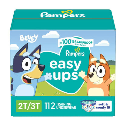 Pampers, Easy Ups Training Underwear Boys Size 2T/3T, 112 Count